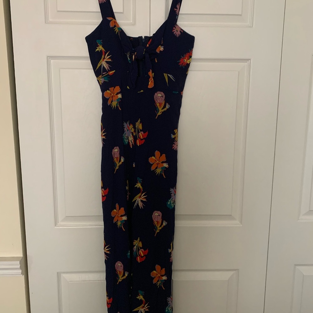 Cutout, cropped jumpsuit